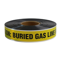 Huaan NT002 Aluminium Edelstahl Erkennbares unterirdisches Warnband Hochfestes Tracer band 3 Mil Thick 3 Wide Utility
