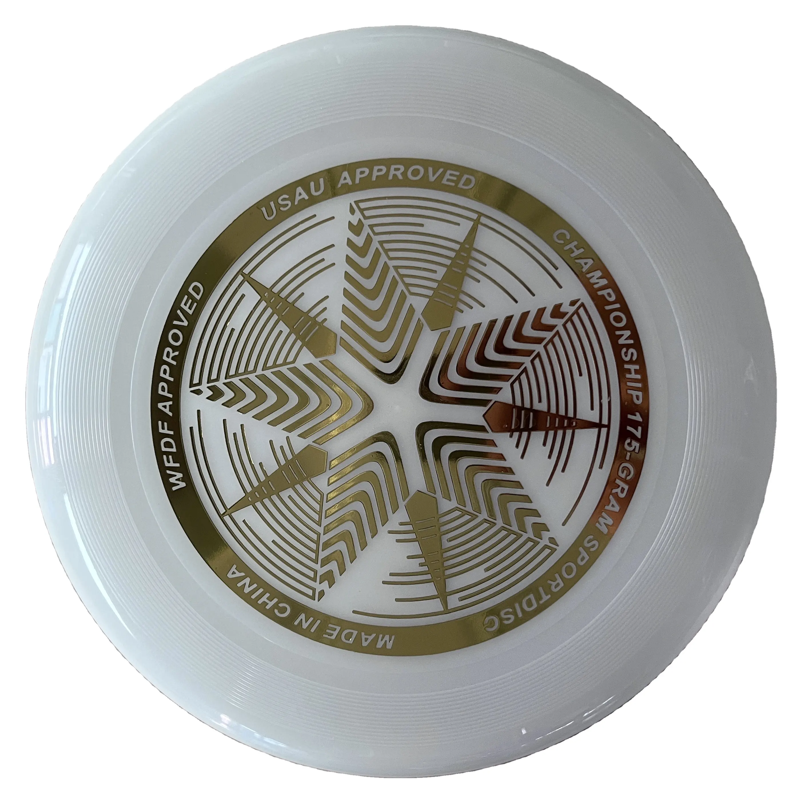 WFDF Certification 175g Frisbeed Competitive Game Frisbeed Professional Customized Logo Outdoor Ultimate Frisbeed