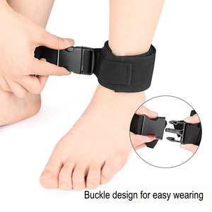Adjustable Nylon <b>Ankle</b> <b>Support</b> Brace with Buckle Closure for Sprain Relief Unisex Leg <b>Support</b> All Seasons - Product Image 1