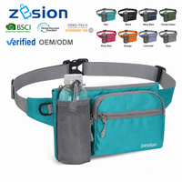 Sac banane personnalisé, sac à bandoulière, sac de taille en nylon avec logo personnalisé, vente en gros, fabricant OEM, étanche, pour voyage