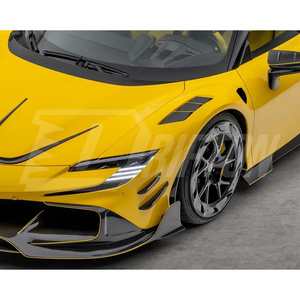กันชนหน้าคาร์บอนไฟเบอร์แบบแห้ง SF90 MSY Style สำหรับ Ferrari SF90 รุ่น Autoclave น้ำหนักเบา - Product Image 2