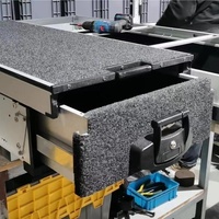 Tiroir de rangement tout-terrain avec glissière pour réfrigérateur pour UTEs et pick-up – Système de tiroirs pour véhicules