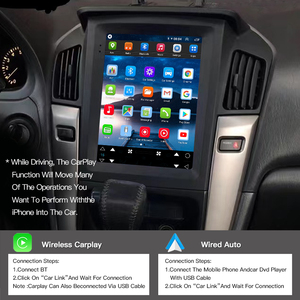 Autoradio HFMidia 9,7 pouces avec écran vertical, Bluetooth, multimédia, vidéo, pour Lexus RX300 RX330 Toyota Harrier, CarPlay sans fil - Product Image 4