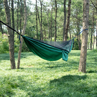 Hochfestes tragbares Hängematten-Nylon-Camping-Schlaf bett im Freien mit Moskito netz
