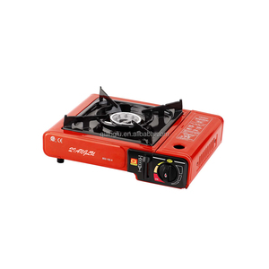 Kit de estufa de Gas para cocina para acampar al aire libre, encimeras de butano propano portátiles, Hornillo de hierro, <span class=keywords><strong>Fogon</strong></span>, senderismo, cocina, Estufa, caja de plástico - Product Image 6