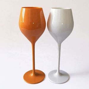 Copa de Vino de Plástico Resistente, Estilo Barrigudo, para Bodas y Fiestas, Superventas - Product Image 2
