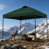 Tente instantanée personnalisée 10x10 en PVC imperméable et résistant aux UV, avec structure en acier de 40 mm, installation rapide, pour exposition et stand de marché