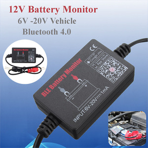 BM2 Bluetooth <b>Battery</b> Monitor <b>6V</b>-20V Portable Vehicle Voltage Tester With App Support - Product Image 4