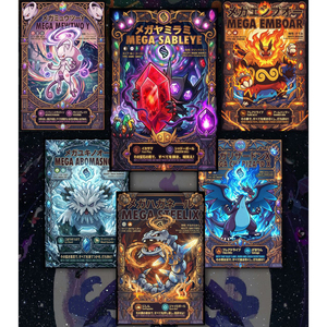 PY Pikachuu Lightning and Thunder ArtBoard Party Limited Blind Box Custom Comic Umbreon Character Pokemoned Card Board Game - Product Image 5