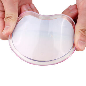 Mousepad दिल के आकार का पारदर्शी लवली सिलिका जेल माउस पैड हाथ तकिया क्रिस्टल <span class=keywords><strong>Armrest</strong></span> कलाई पीसी माउस पैड कार्यालय काम - Product Image 3