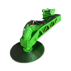 Forestry machinery hydraulic tree cutting machine with long saws used for excavator