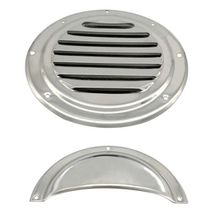 Stainless Steel 5 Inch Half Round Vent Cover For Marine Boat <b>Yacht</b> Hardware - Product Image 2