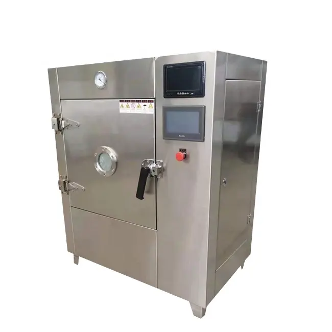 Dehidrator vakum pengering Microwave industri Oven pengering vakum Microwave