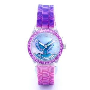 2020 custom wrist cartoon plastic girl colorful child character low prices free sample silicone designer flash light kids watch