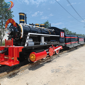<span class=keywords><strong>Train</strong></span> à vapeur diesel pour parc d'attractions extérieur, <span class=keywords><strong>jeux</strong></span> pour adultes et enfants, <span class=keywords><strong>train</strong></span> joyeux - Product Image 3