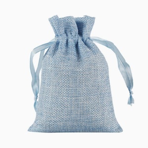 Bolsa de Tela de Algodón y Lino con Cordón y Abertura Elástica, Reciclable, para Regalos, Almacenamiento de Ropa, Vino, Té y Granos - Product Image 2