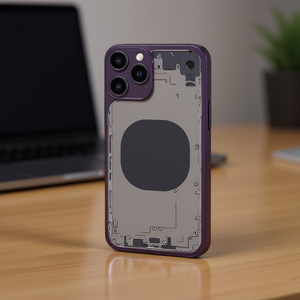 Carcasa Morada con Tapa Trasera para iPhone 14 Pro Max - Carcasas Premium para Teléfonos Móviles - Product Image 3