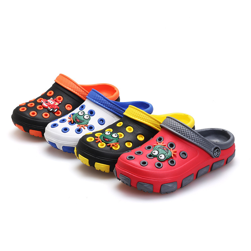 Various Good Quality Cartoon Slide Sandals Clogs Children Beach Wholesale Eva Clog Shoes Kids