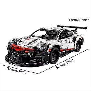 Quà tặng sinh nhật cho trẻ em 1580pcs 911 RSR kỹ thuật khối xây dựng điện tử điều khiển từ xa Xe gạch với đèn - Product Image 2