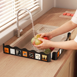 Kitchen Sink Splash Guard Plastic Waterproof Partition Strip Rustic Design Countertop Protector - Product Image 3