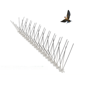 60 pines Bird Spikes 50cm Base de plástico con acero inoxidable 304 <span class=keywords><strong>Anti</strong></span>-Paloma Control de plagas con lazos sólidos - Product Image 1
