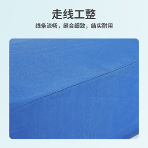 U Shape Anti Decubitus <b>Foam</b> <b>Pad</b> For Hands And Feet Positioning Massage Support Blue Fabric Single - Product Image 4