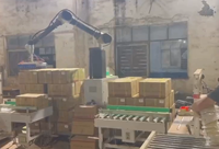 Système de palettisation robotique entièrement automatique Chargement et déchargement du robot de palettisation pour conteneur