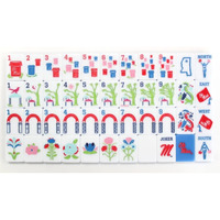 Tuiles de Mahjong Américaines Hotty Toddy University of Ole Miss en Acrylique, Style Américain avec Cartes Joker, Cadeau de Fête, Divertissement