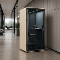Cabine de réunion modulaire insonorisée et mobile, certifiée CE ISO9001, idéale pour bureaux commerciaux et hôtels – Meilleures ventes à prix abordable