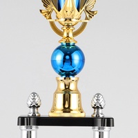 Trofeo Personalizado Universal de Plástico con Impresión UV, Ensamblable, Premio de Honor para Ganadores, Medallas Personalizadas para Competiciones Deportivas EZ01