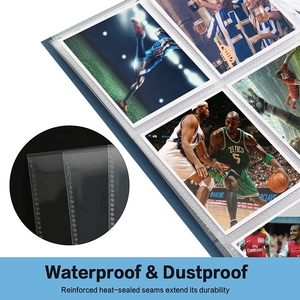 Album thẻ cuốn sách tùy biến 1-9 Túi PP trong suốt điền trang Kích thước tiêu chuẩn tập tin khe cắm thẻ thư mục quản lý Vòng chất kết dính - Product Image 4