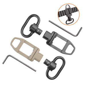 Hebilla Giratoria Metálica QD para Correa de Hombro - Accesorios Tácticos de Caza y Seguridad - Product Image 2