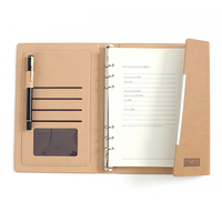 Carnet de notes en cuir vintage Offre Spéciale personnalisé A5 Carnet de notes d'affaires simple Carnet de notes rechargeable