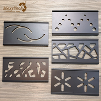 Clôture de jardin DIY Carven en WPC, panneaux de clôture composites avec service de modélisation 3D