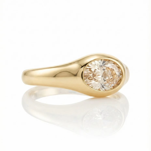 L'anello della proposta dei sogni |   Solitario Personalizzato Placcato Oro 14K, Rendi Splendente il Tuo <span class=keywords><strong>Momento</strong></span> di Sì con i Nostri Gioielli di Diamanti alla Moda - Product Image 2