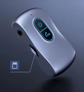 Récepteur sans fil Kit mains libres V5.3 <span class=keywords><strong>Micro</strong></span> <span class=keywords><strong>SD</strong></span> Card Music Play Adaptateur de prise AUX 3.5mm pour voiture/maison/casque/haut-parleur - Product Image 2