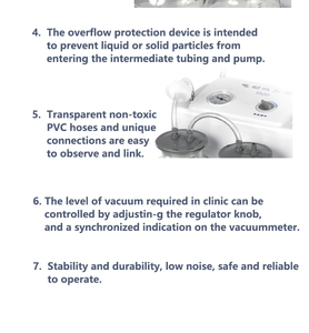 Dispositivo di aspirazione pompa di aspirazione a doppia aspirazione per apparecchi a doppia aspirazione a ferita chiusa - Product Image 5