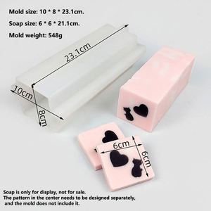 Hot Sale Silicone Soap <b>Candle</b> <b>Mold</b> Embed Soap Making Tool - Product Image 3