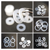 Joint en silicone transparent, étanche et antidérapant, coussinet plat en silicone, joint d'étanchéité pour instruments et équipements, anneau en silicone