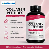 Capsules de collagène beauté, complément alimentaire pour les soins de la peau, formule et emballage personnalisés disponibles en marque privée