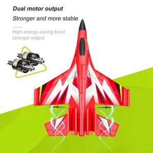 <span class=keywords><strong>Avion</strong></span> RC électrique G6 à 6 axes avec gyroscope, double moteur, anti-chute, en EPP, pour lancer à la main, <span class=keywords><strong>avion</strong></span> de combat acrobatique, planeur, jouet volant pour enfants - Product Image 6