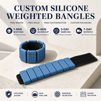 Lests de cheville unisexes en silicone rectangulaires texturés, lestés, réglables et durables, 0,5 LB, 1 LB, 2 LB, avec bloc de fer et fermeture auto-agrippante