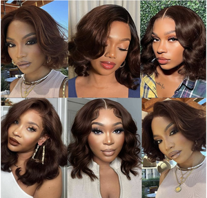 שיער ברזילאי עבה וגלי באיכות גבוהה, מתאים למשתמשים גלובליים עם צרורות שיער חלקים. - Product Image 3