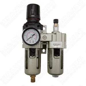 FRL Unit Pneumatic Air Filter Regulator Lubricator AC3010 M5 1/8'' 1/4'' 3/8'' 1/2'' 3/4'' 1''