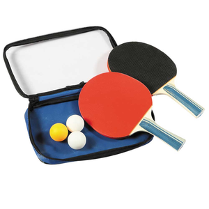 Raqueta de tenis de mesa de madera duradera al por mayor con púas de goma, mango recto, ligera, para práctica diaria - Product Image 2