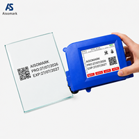 Mini Impresora Inteligente de Inyección de Tinta TIJ, Color Azul, Portátil, para Impresión de Identificación de Productos en Materiales Flexibles