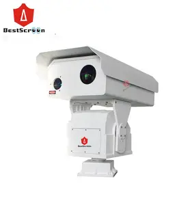 6km Detecting Distance Long Range Dual Sensor Thermal Image PTZ Camera 1024*768 With 35-180mm Lens