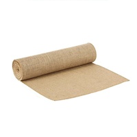 Nappe en toile de jute naturelle rustique de ferme de 10 mètres de long chemins de table en jute pour les décorations pour la maison