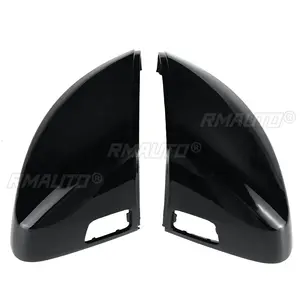 Paire de coques de rétroviseurs latéraux pour Audi A3 S3 8V RS3 2013 2014 2015 2016 2017 2018 2019 2020 Noir brillant carbone - Product Image 4
