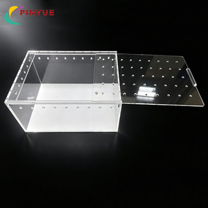 Caja de Acrílico Transparente Ecológica Personalizada para Mascotas Pequeñas, Reptiles e Insectos - Product Image 5